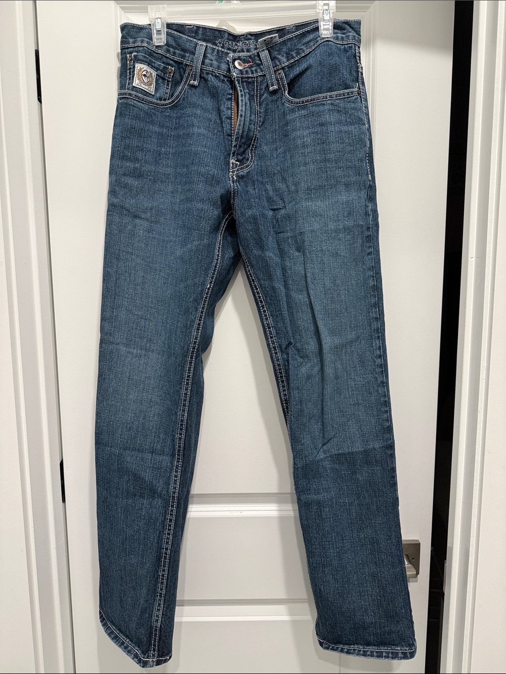 Cinch Men's Dark Blue Straight Jeans Size 31x32